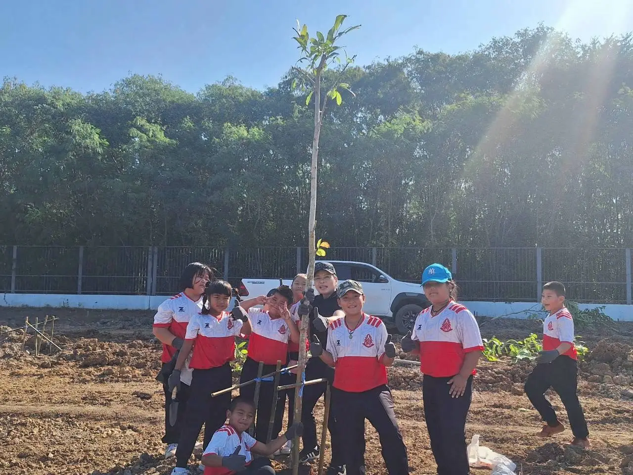 "GUSCO participated in a tree replacement planting activity"
