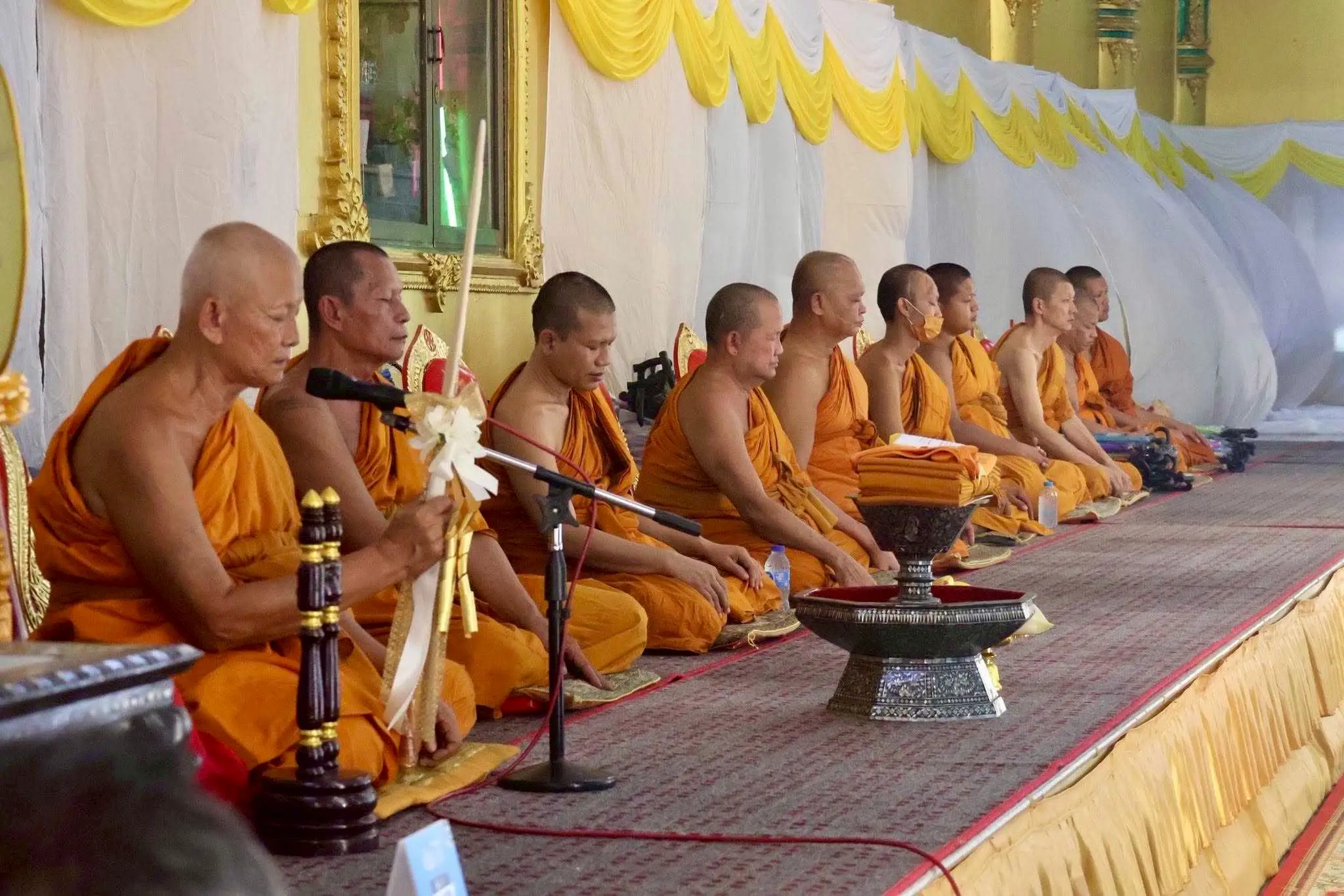 "Participate in making merit by offering the royal Kathina robes."